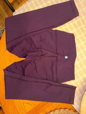 Lululemon purple maroon leggings